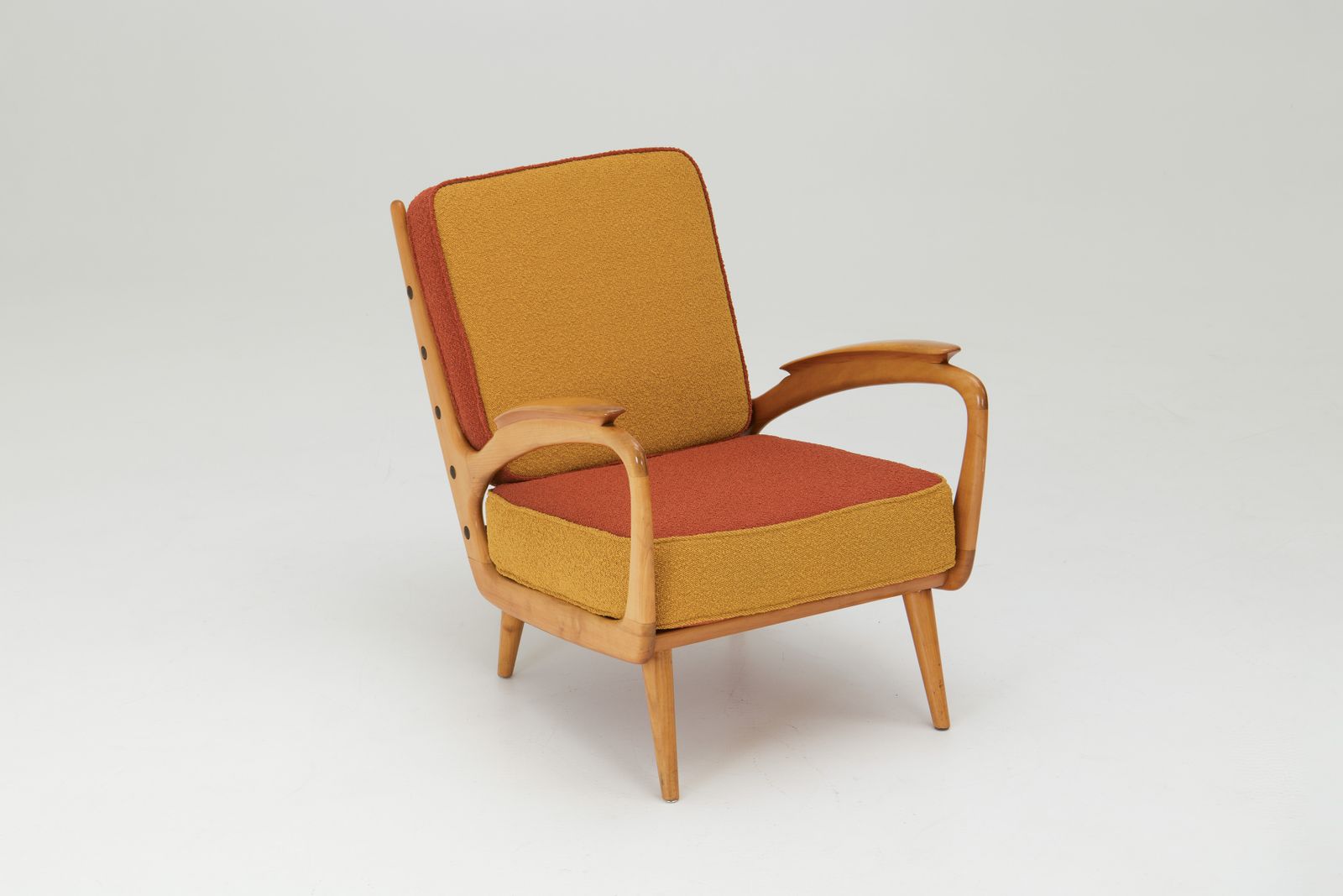 A Pair Of 1950s Armchairs   Harry Bertoia photo vintage