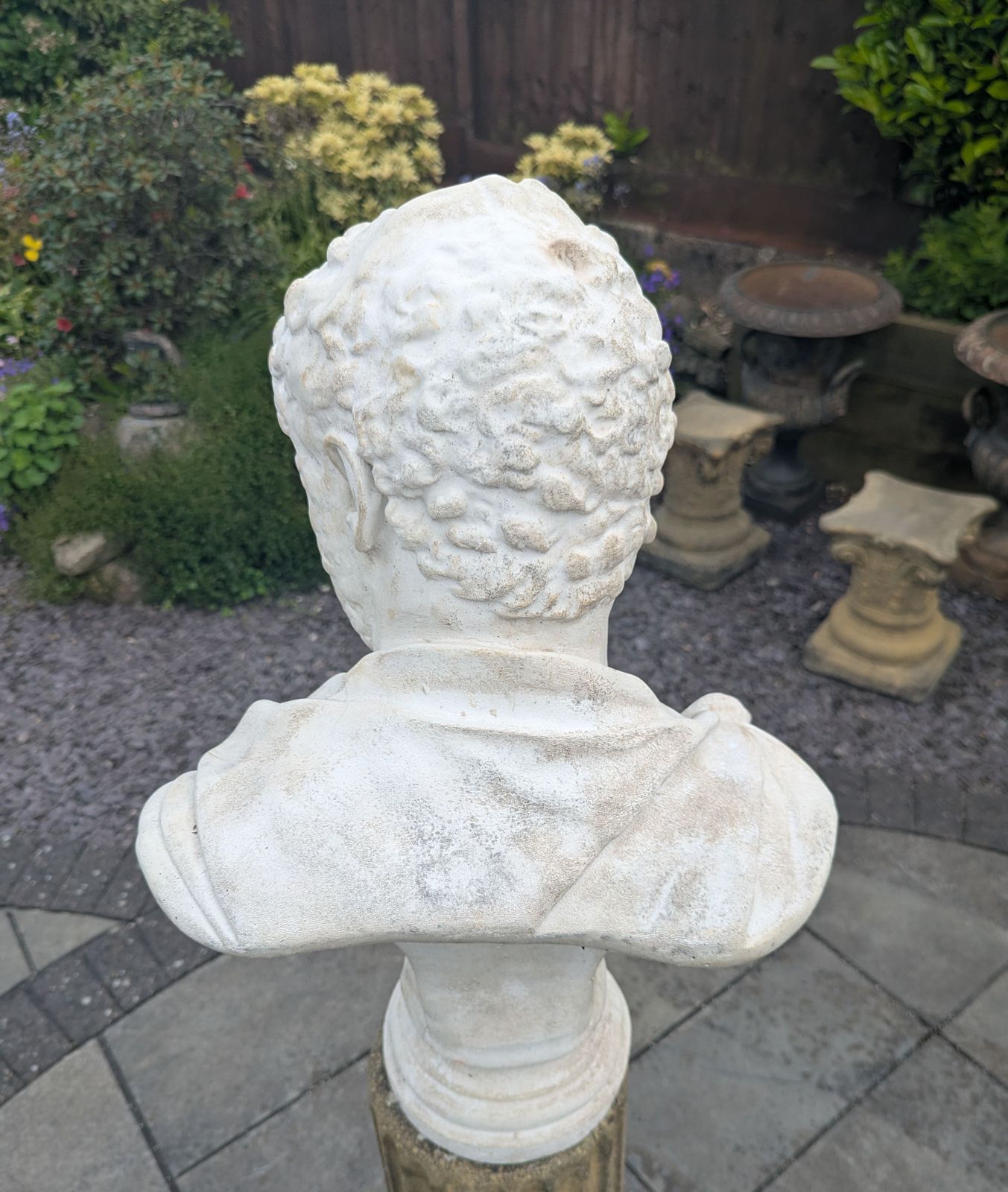 Superb Vintage Caracella Roman Emperor Marble Di Latte Bust  Delivery Available 0128. photo buy