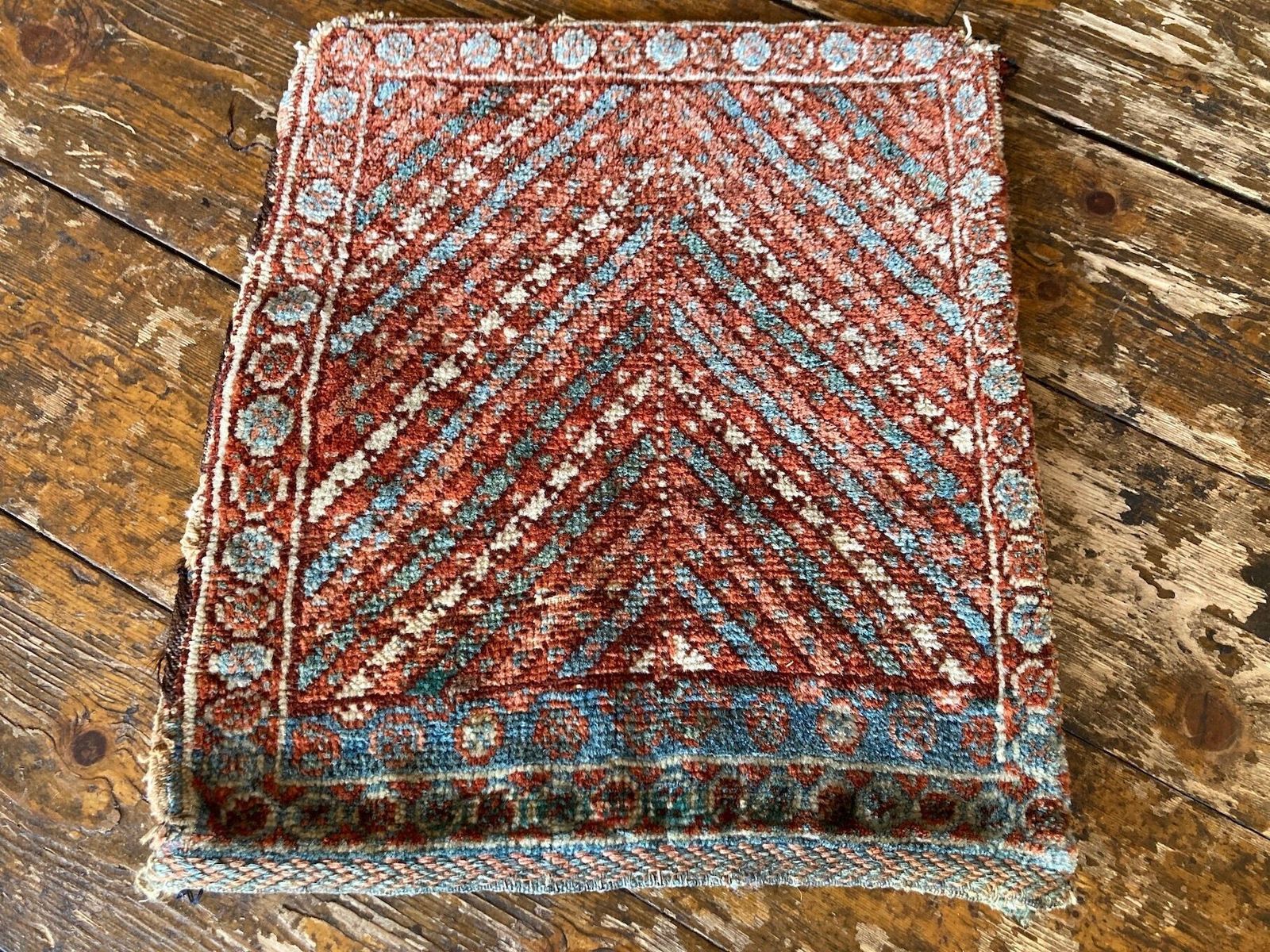 Antiek Koerdische Chanteh 0,39m x 0,34m photo vintage