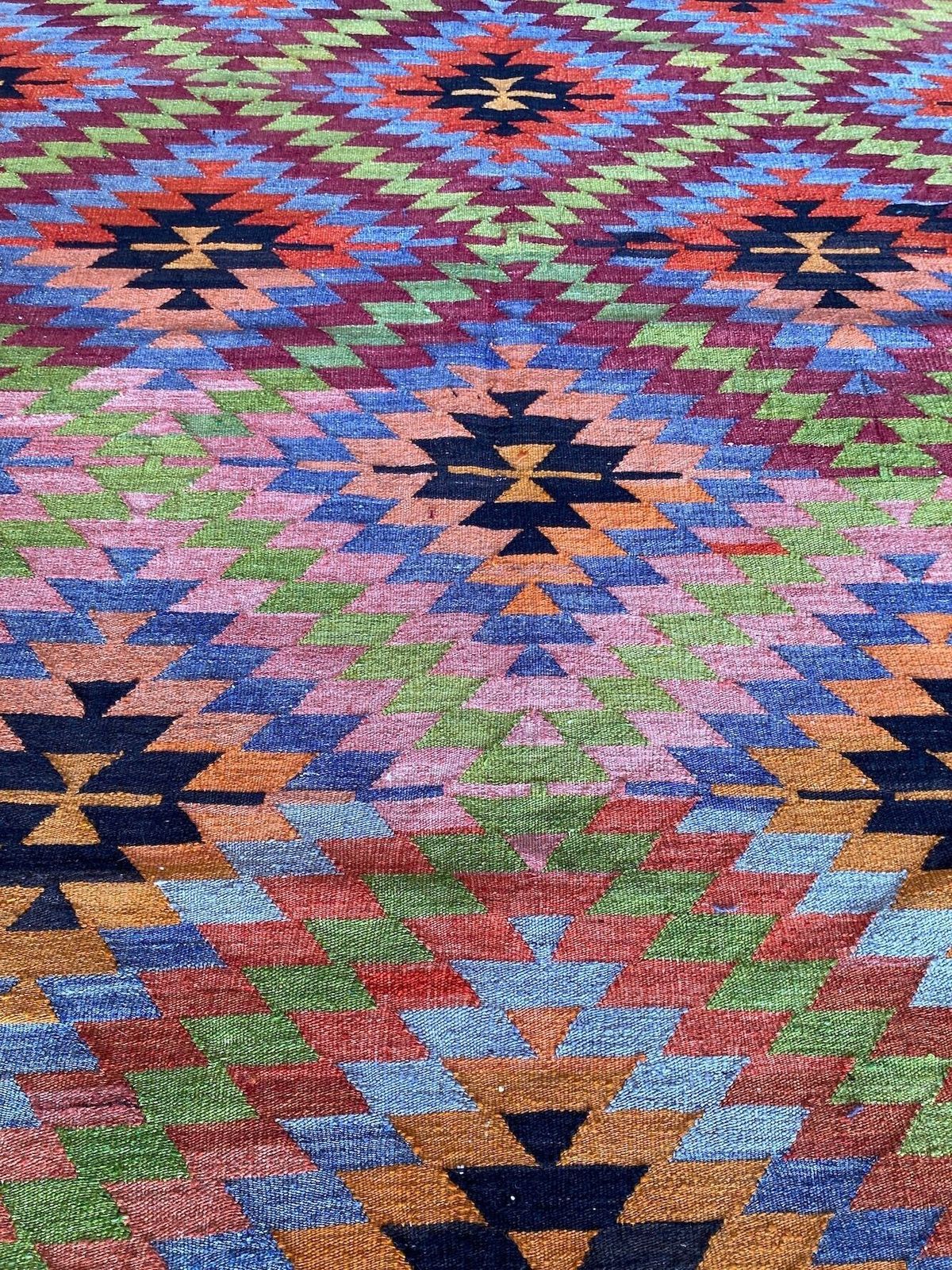 Vintage Anatolian Kilim 1.83m X 1.17m photo vintage