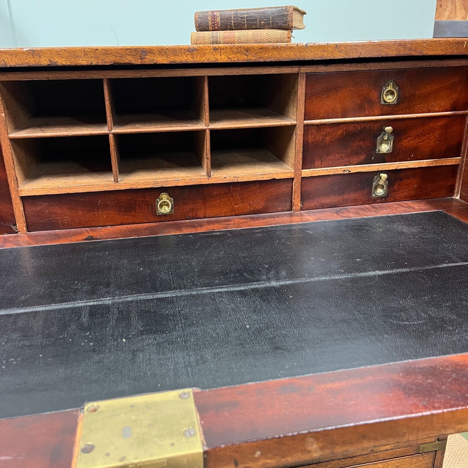 19th Century Campaign Secretarie Chest Of Drawers photo Furniture
