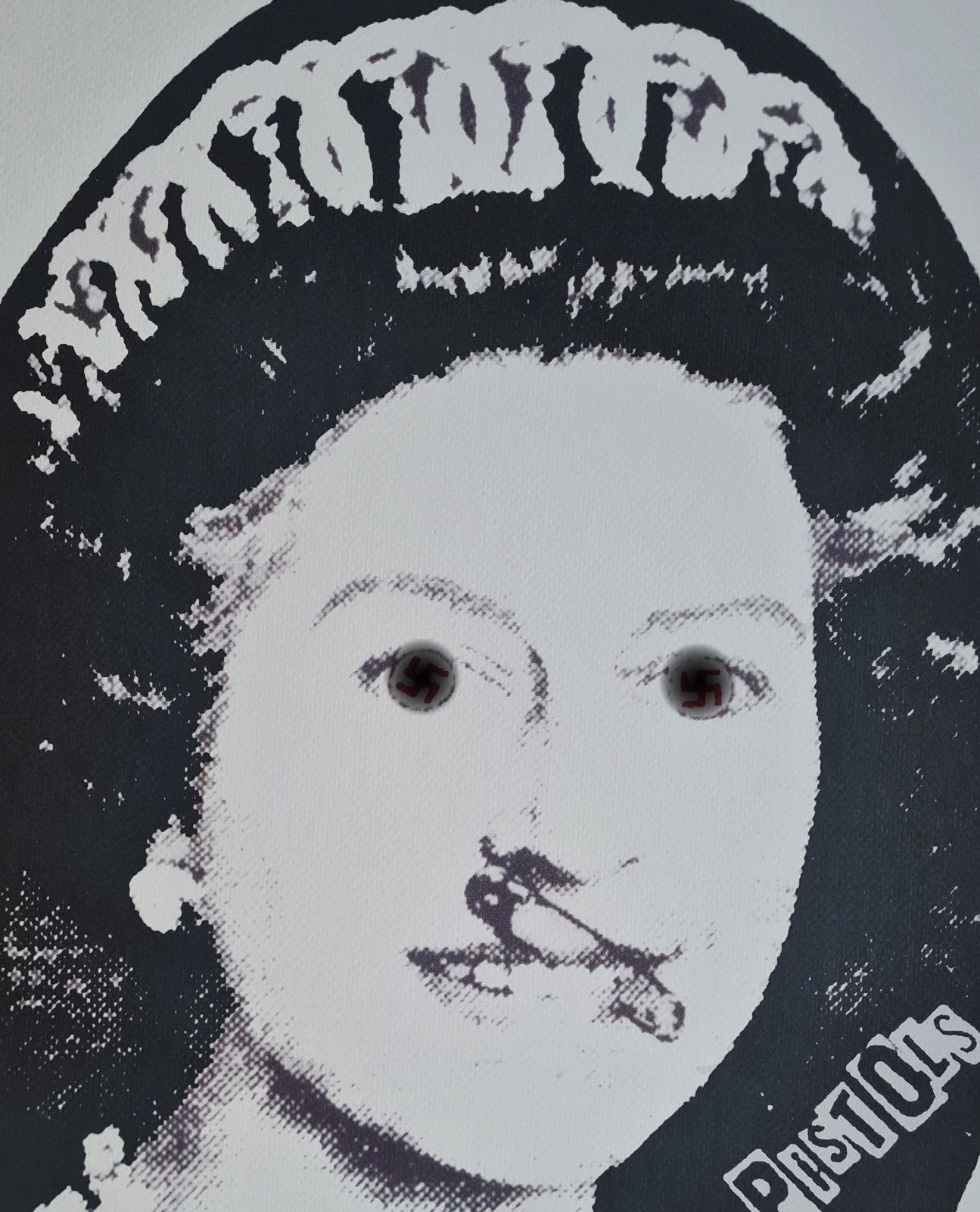 Banksy * Dios Salve A La Reina * 50 X 35 Cm * Litografía * Limitada # 14/60 photo for sale