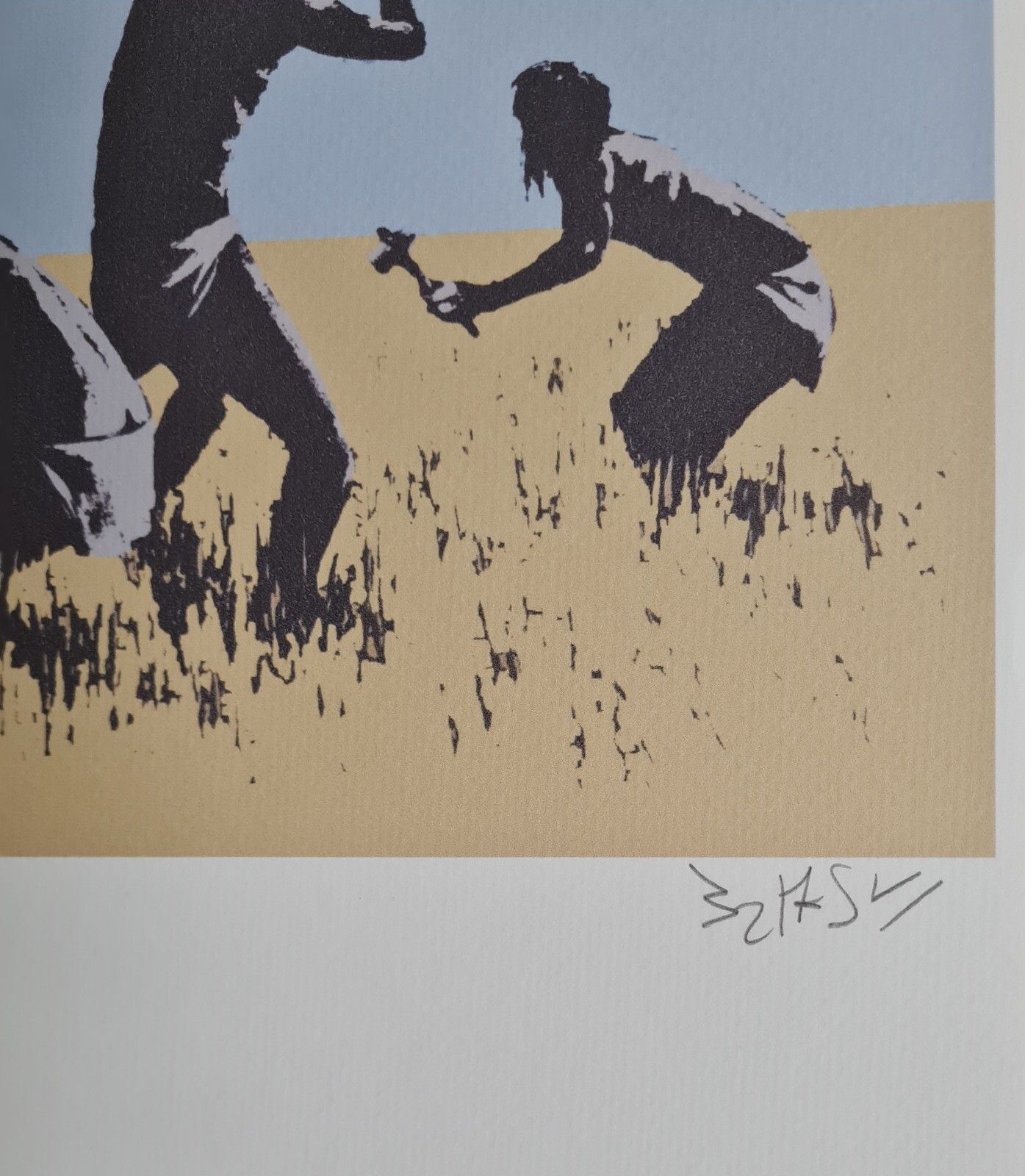 Banksy * Trolleys * 50x35 Cm * Lithografie * Kunstdruck * Limitiert # 59/60 photo buy