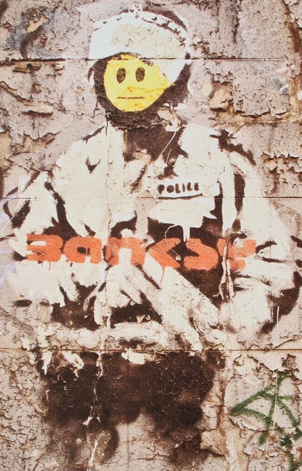 Banksy * Smiley Riot Cop * 65 X 50 Cm *Lithografie*Kunstdruck*Limitiert # 52/500 photo for sale