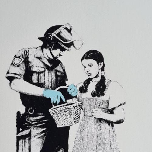 Banksy * Stop And Search * 50 X 40 Cm *Lithografie*Kunstdruck*Limitiert # 20/600 photo for sale