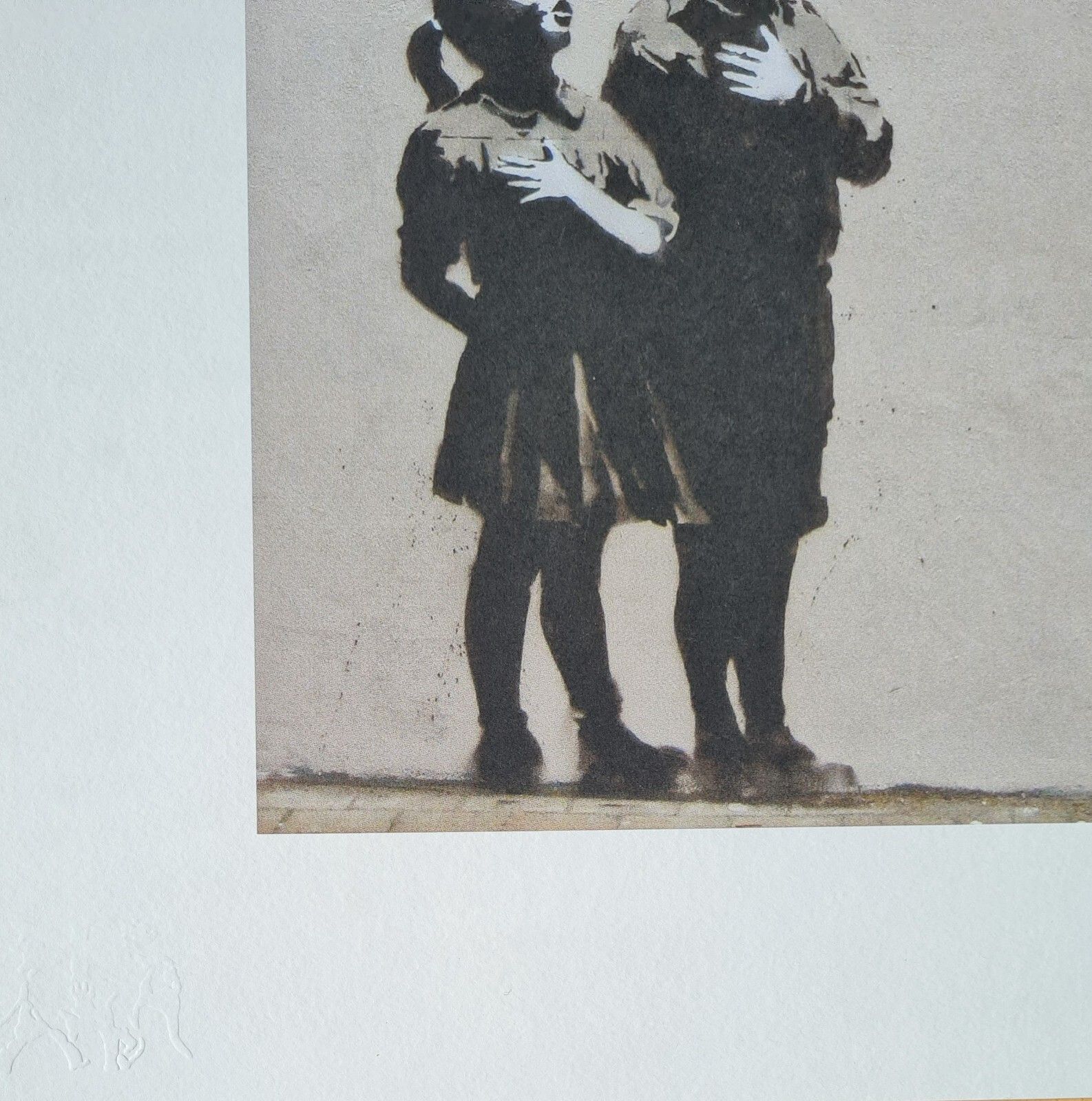 Banksy *Very Little Helps* 50 X 40 Cm*Lithografie*Kunstdruck*Limitiert # 170/500 photo vinterior