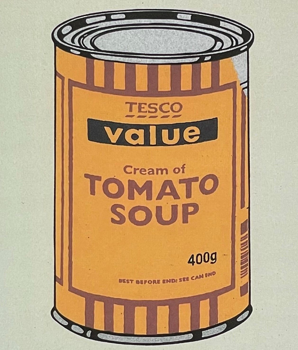 Banksy * Tesco Value Soup Can * 70 X 50 Cm * Lithografie * Limitiert # 42/150 photo for sale
