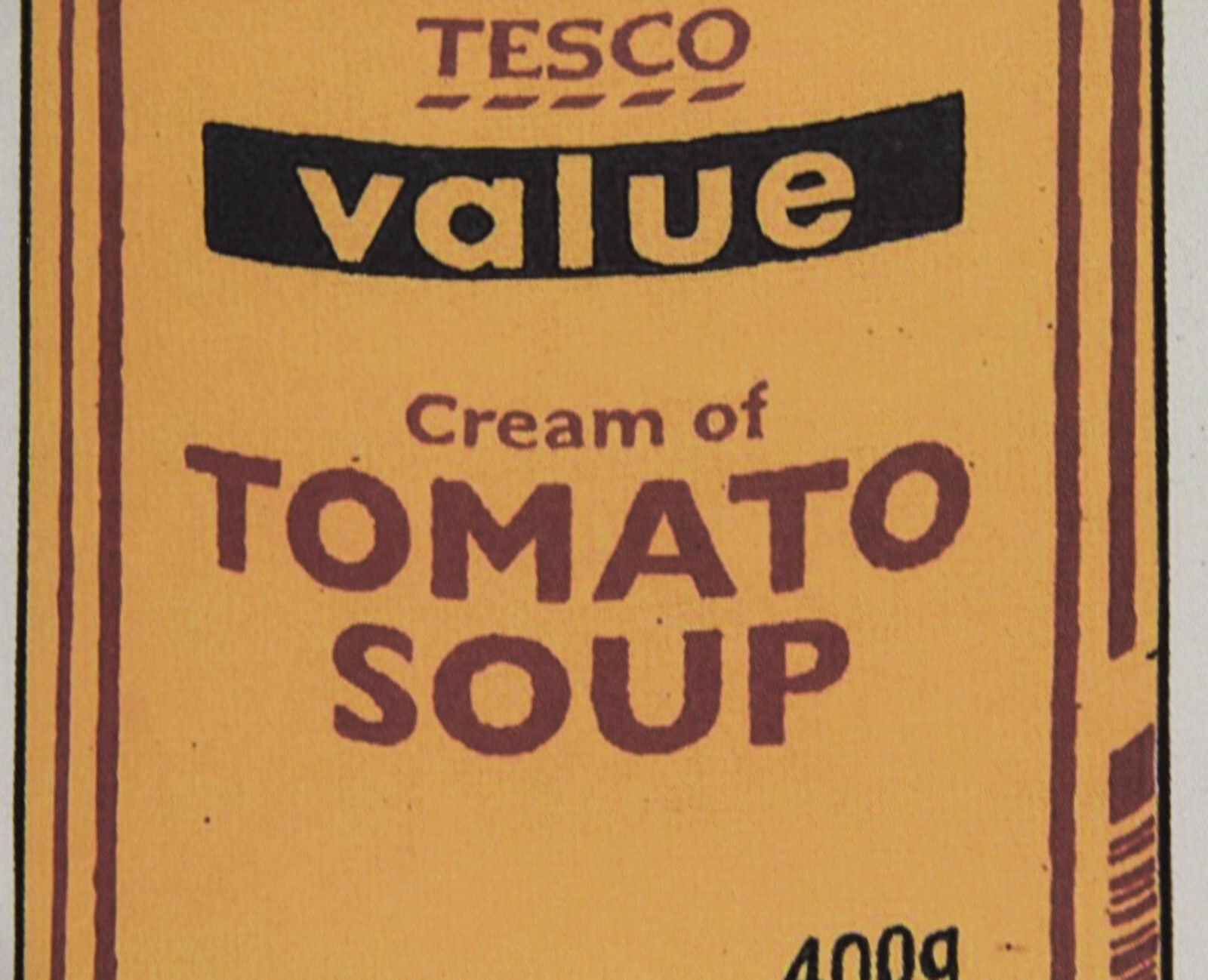 Banksy * Tesco Value Soup Can * 70 X 50 Cm * Lithografie * Limitiert # 42/150 photo 10372.0