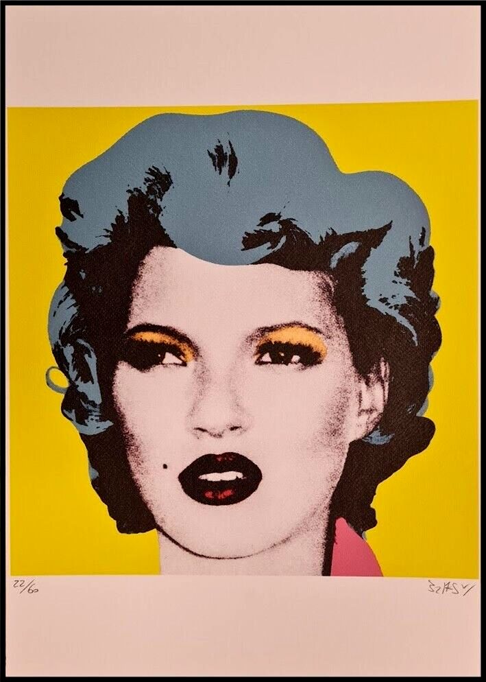Banksy * Kate Moss * 50 X 35 Cm * Litografia * Limitata # 22/60