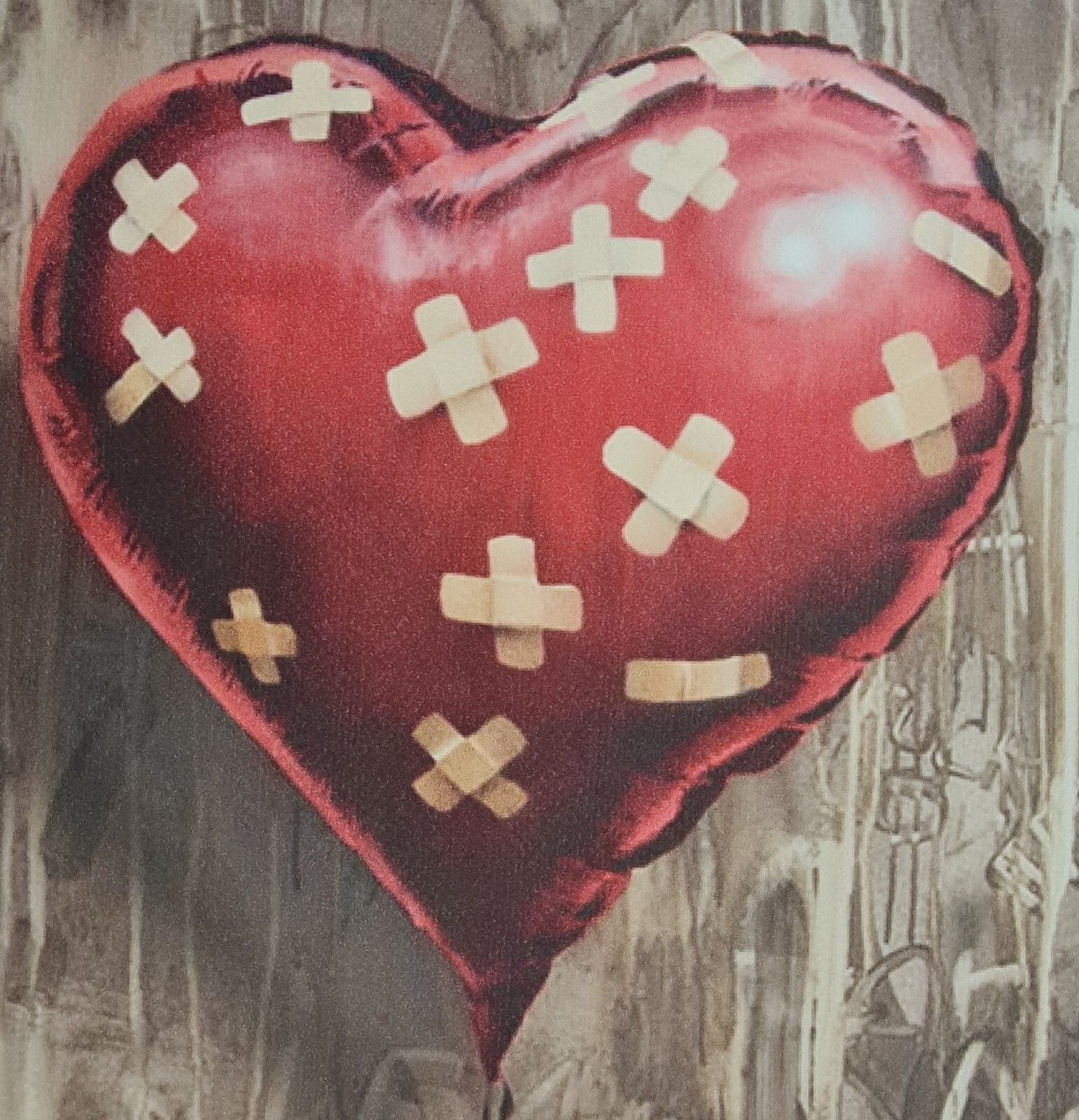 Banksy * Injured Heart Balloon * 50x35 Cm * Lithografie * Limitiert # 17/60 photo for sale