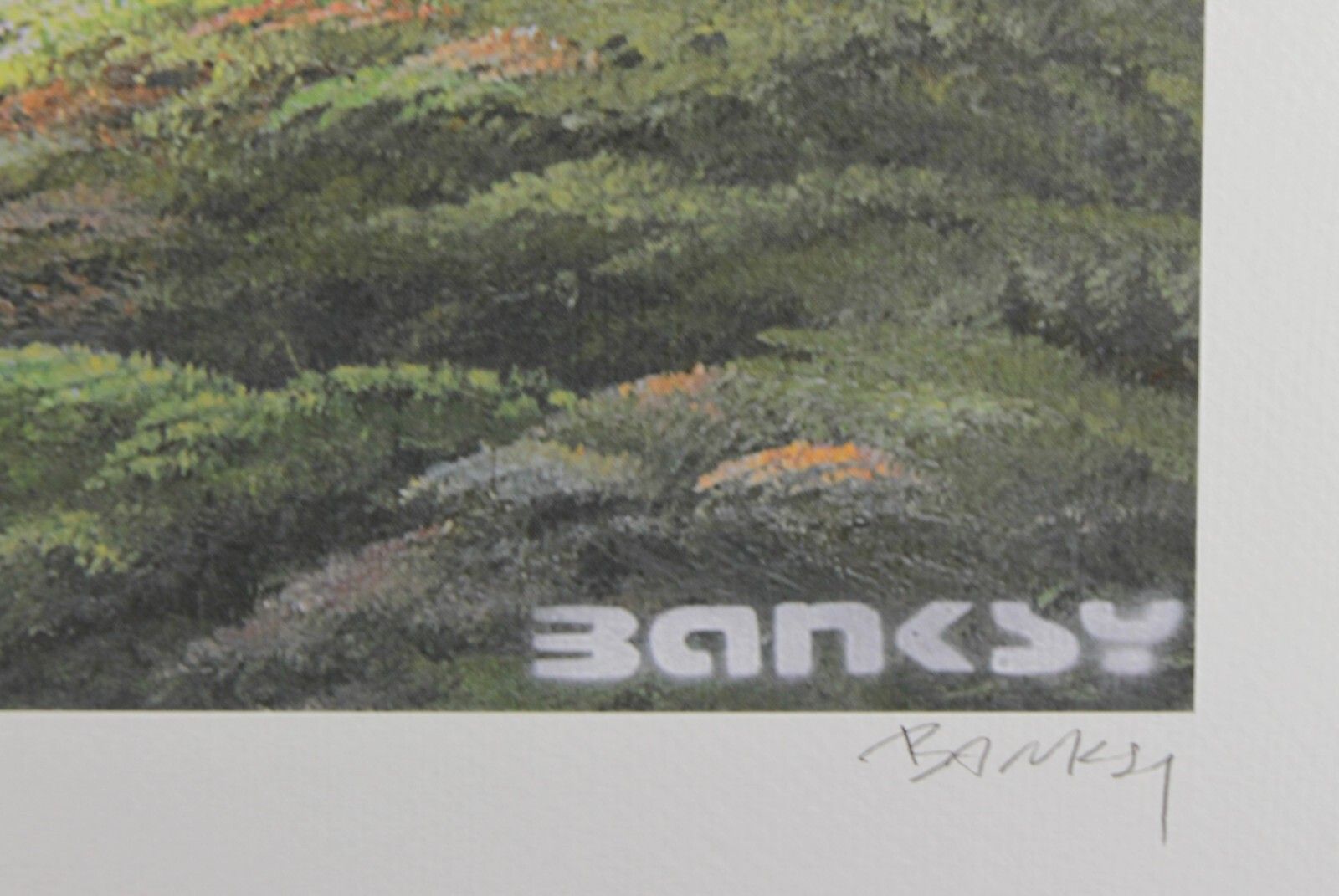 Banksy * Corrupted Oil * 70x50 Cm * Lithografie * Limitiert # 48/150 photo 10372.0