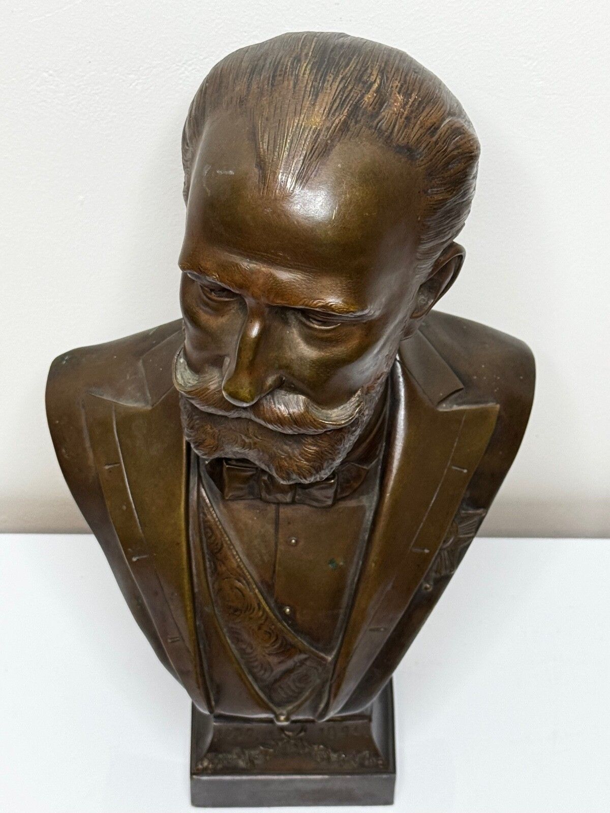 French President Bust Marie François Sadi Carnot By Adolphe Jean Lavergne photo for sale