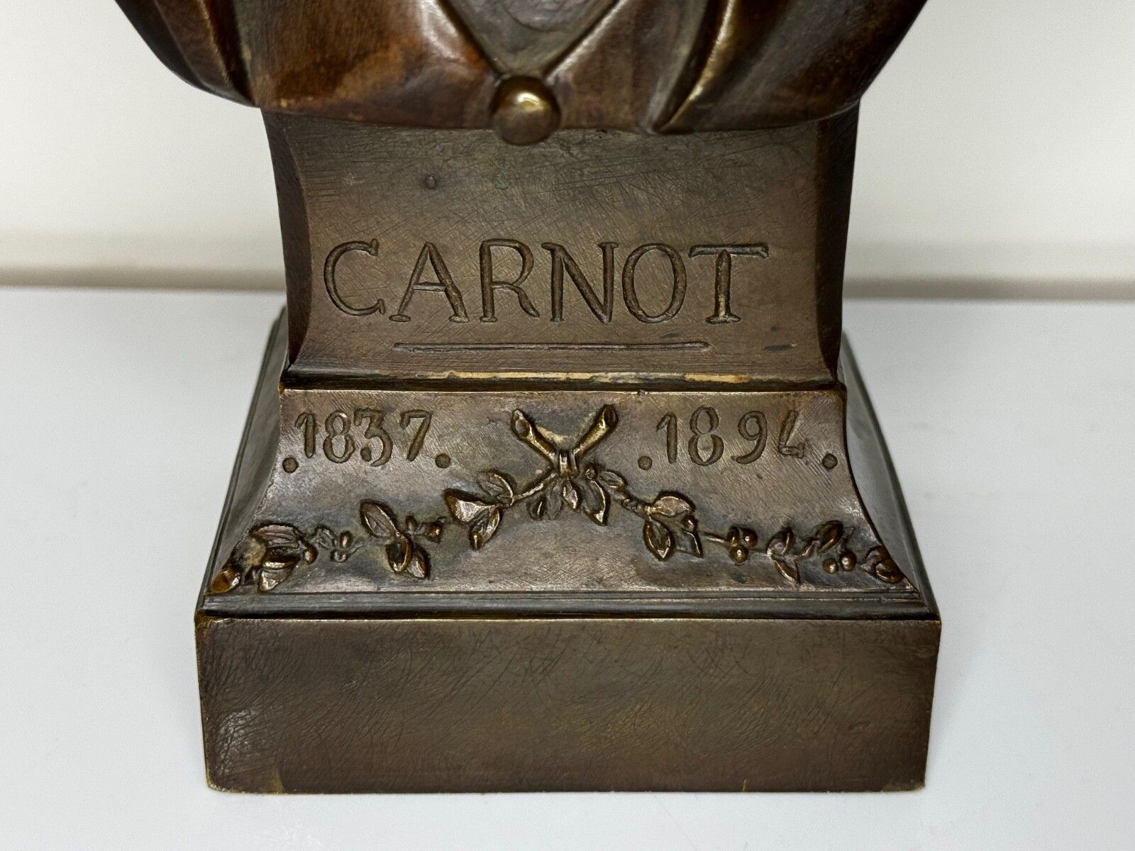 French President Bust Marie François Sadi Carnot By Adolphe Jean Lavergne photo buy