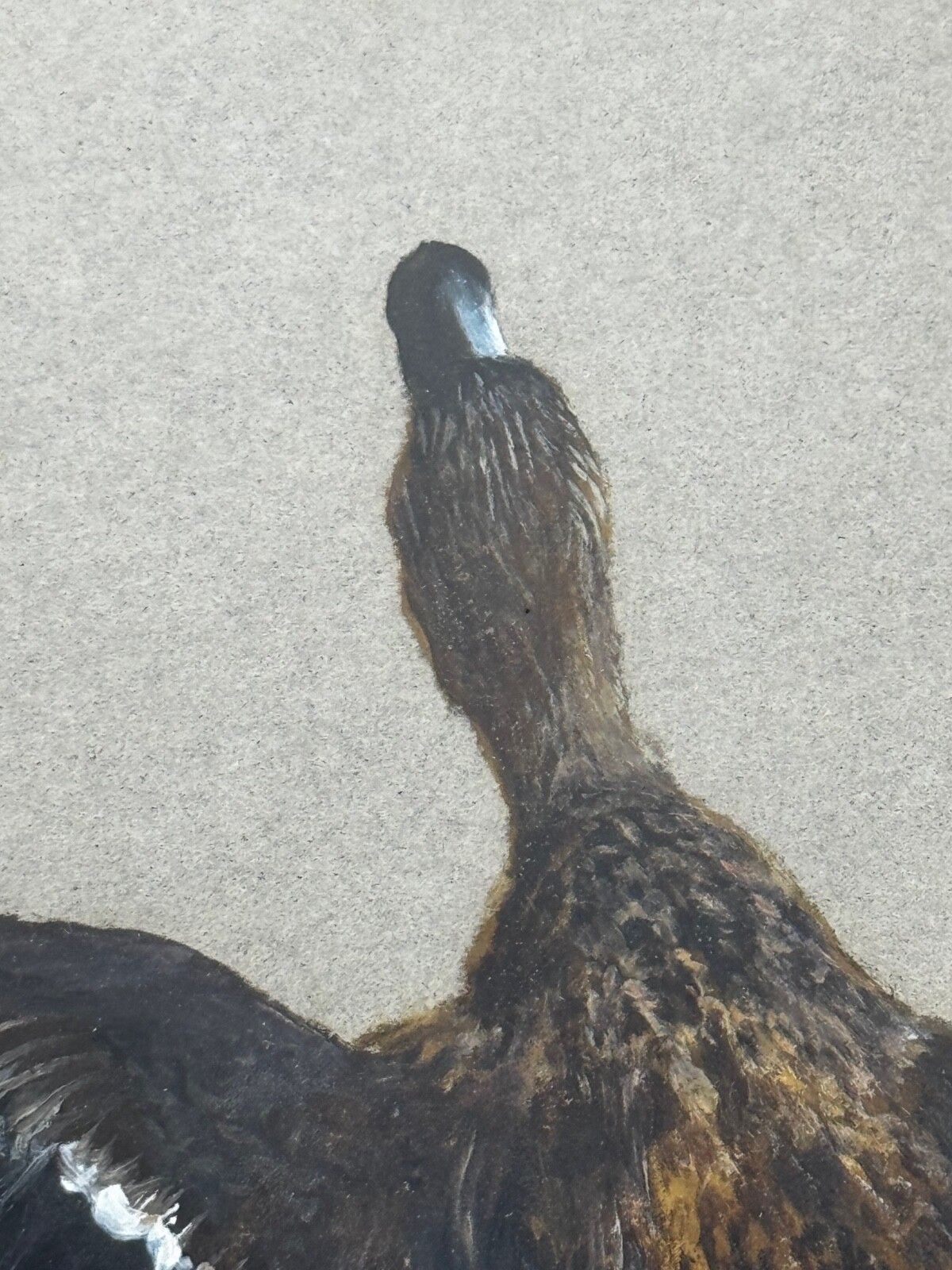 Kunst Victoriaans schilderij, jachtvogels, twee opvliegende eenden, Thomas Blinks photo
