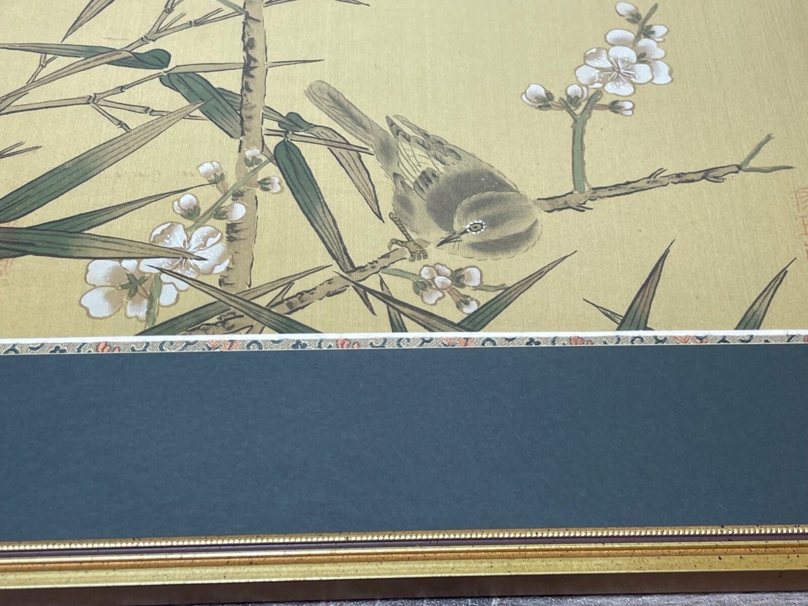 Chinese Painting 2 Wild Birds Plum Blossom Eyes After Zhao Ji (趙佶, 1082–1135) photo 25000.0
