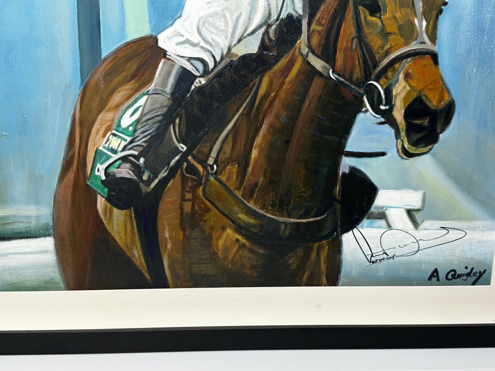 Oil Painting Grand National Winner No 6 Don't Push It 2010 Jockey A P Mccoy Up photo Art