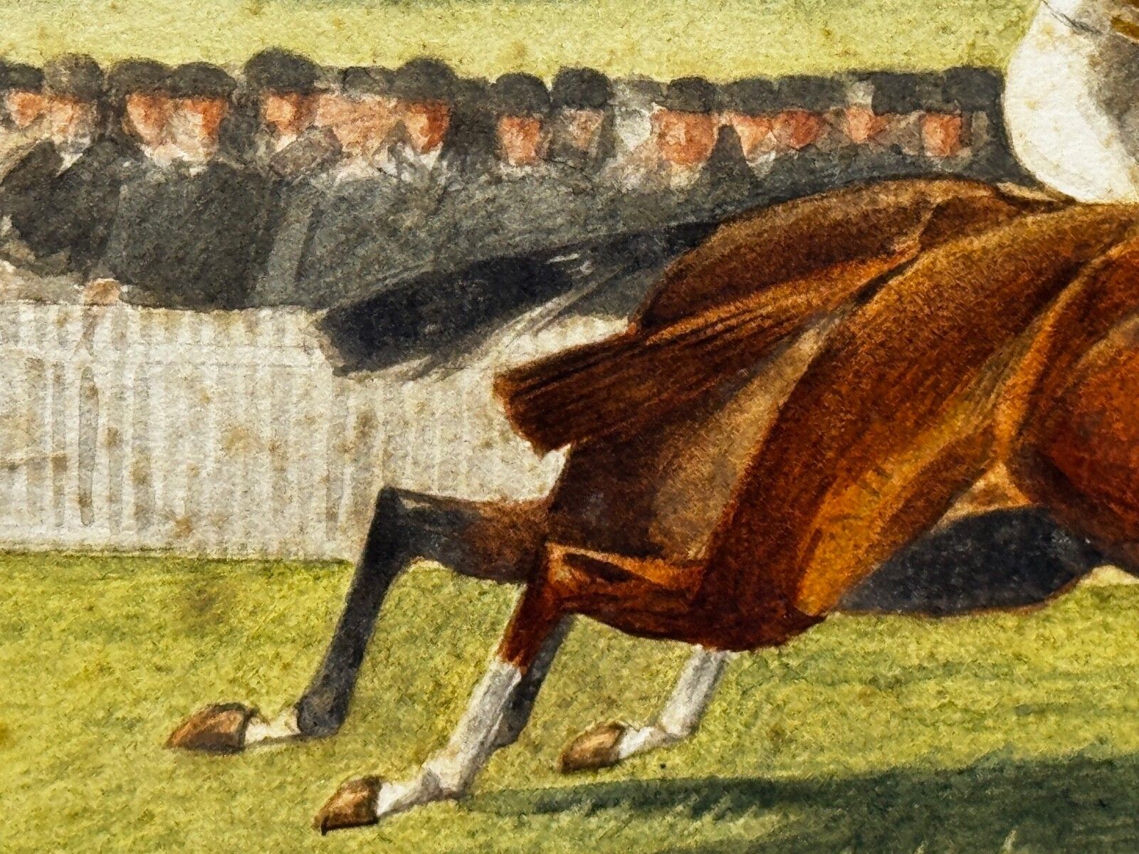 photo buy Ruitersschilderij 2000 Guineas 1910 Neil Gow Wins At Newmarket By Issac Cullin