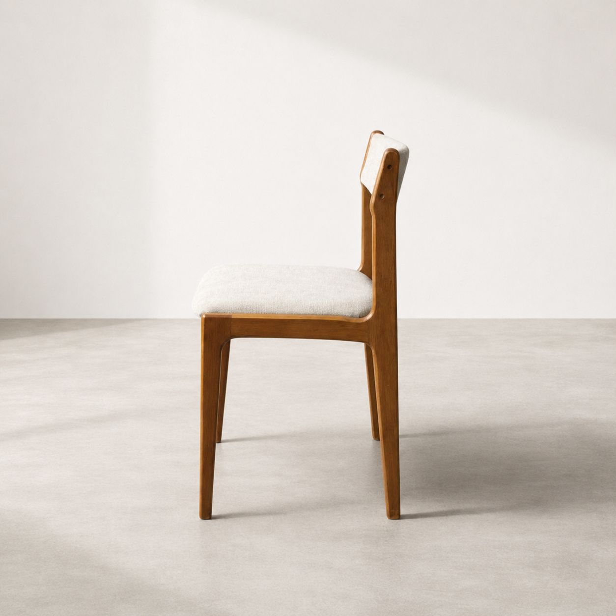 Set Of 8 Danish Mid Century Modern Dining Chairs By Erik Buch | Cream Upholstery | Scandinavian Design | Mcm Furniture photo 1999.0