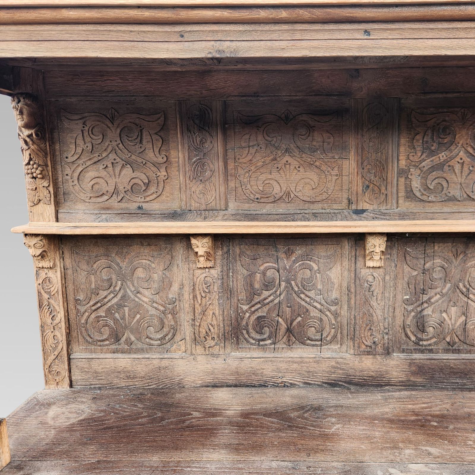 Stunning Antique French Chateau Reclaimed Buffet Sideboard Kitchen Dresser photo 1495.0
