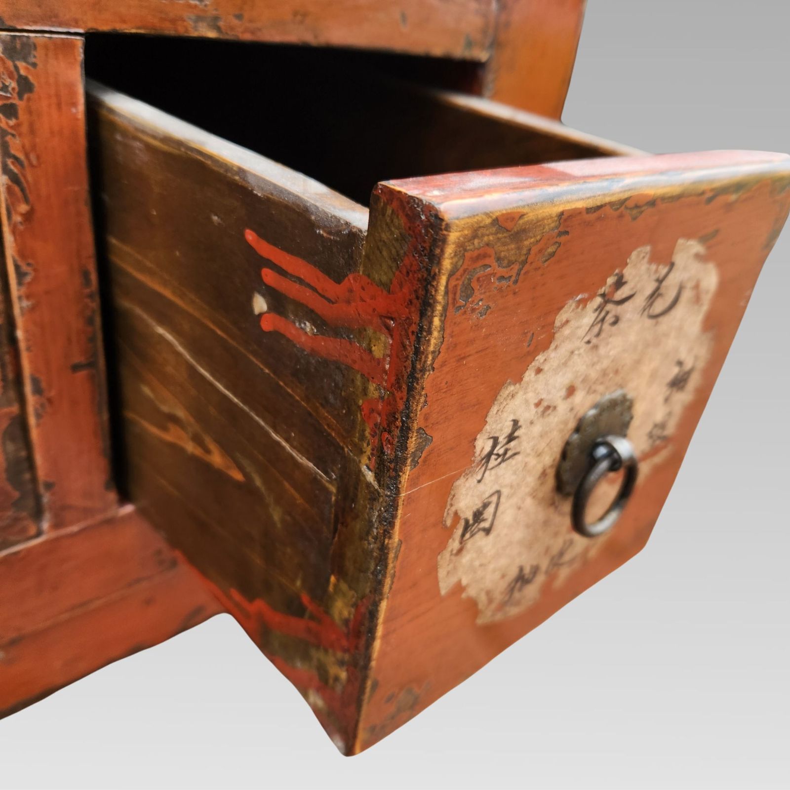 Fabulous Original Quality Oriental Chinese Apothecary Medicine Cabinet photo vintage