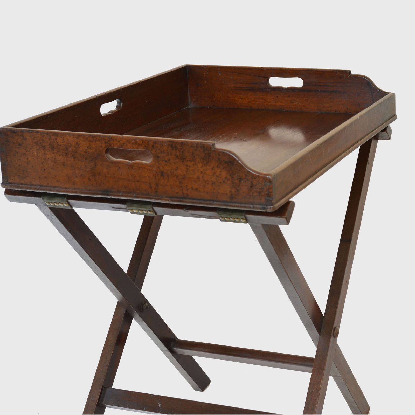 18th Century Georgian Mahogany Butler's Tray On Stand photo vinterior
