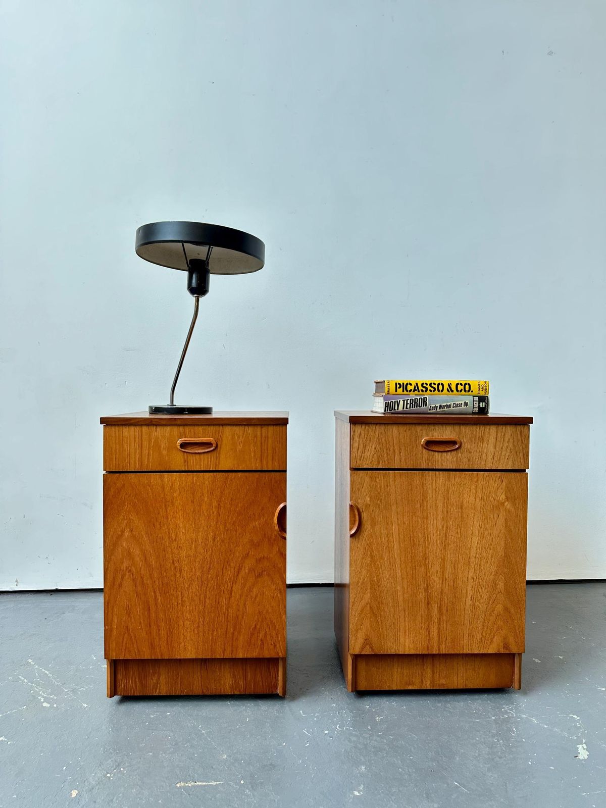 Vintage 2 X Austinsuite Teak Bedside Tables. Danish G Plan Retro Mid Century photo buy