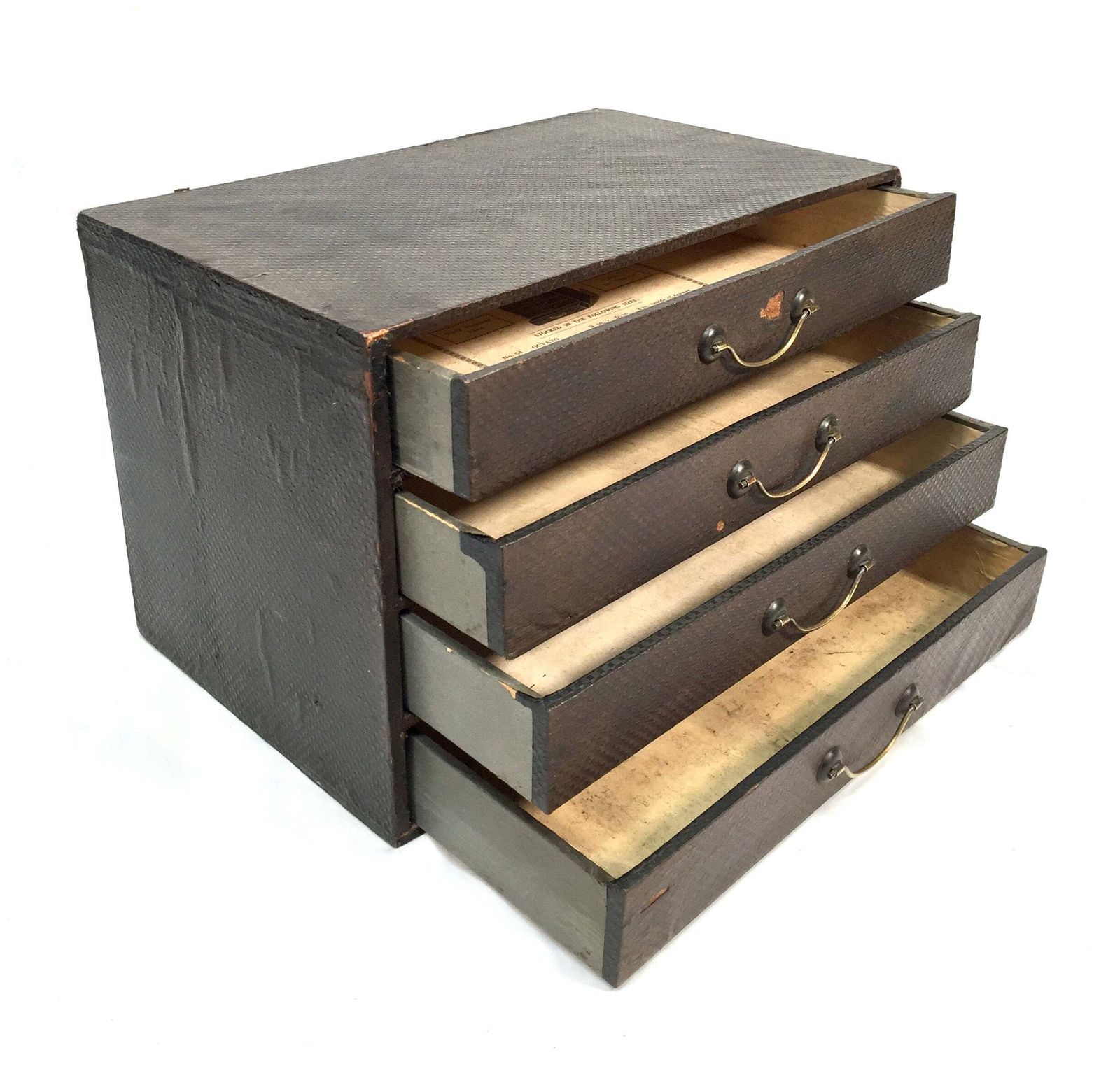 photo furniture Antique "The Leader Cabinet" Drawers / Storage Filing Box / Early 20th Century