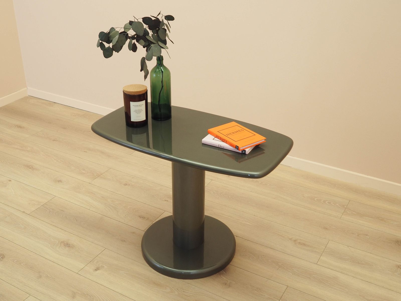 Grijze salontafel, Italiaans design, jaren 1970, Made In Italy photo Meubels
