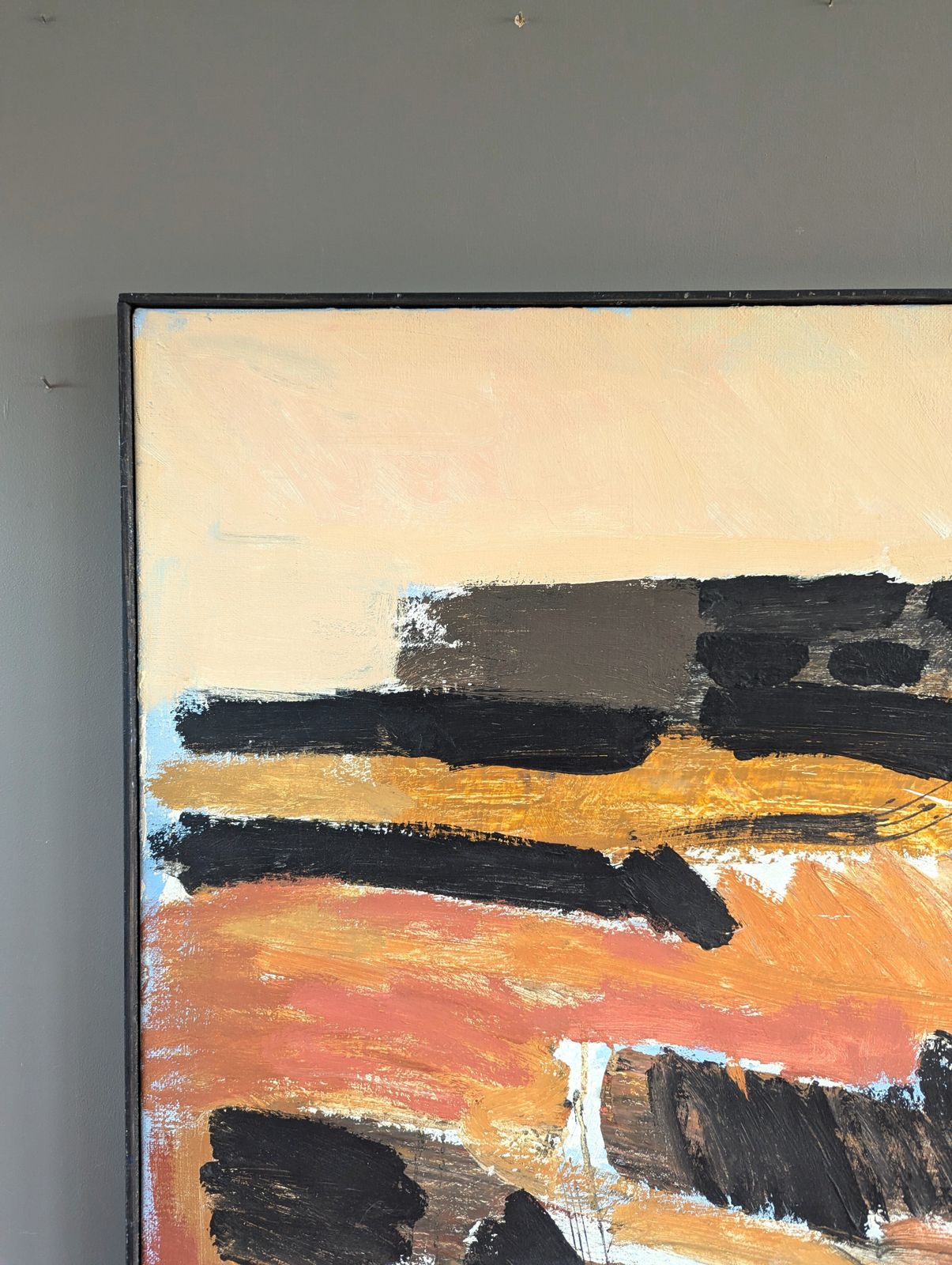Abstract Horizon - Olieverfschilderij photo vinterior