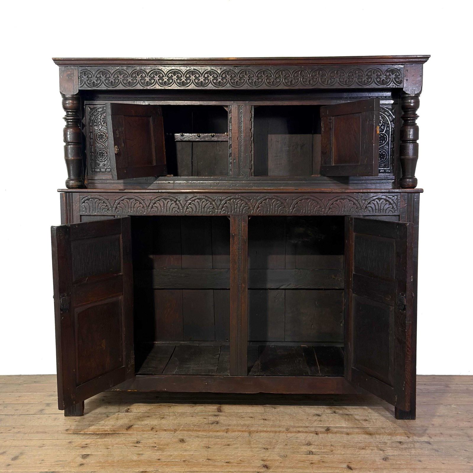 Antique 17th Century Oak Court Cupboard | Antique Cupboard | Storage Cupboard | Antique Storage | Vintage Furniture photo Furniture