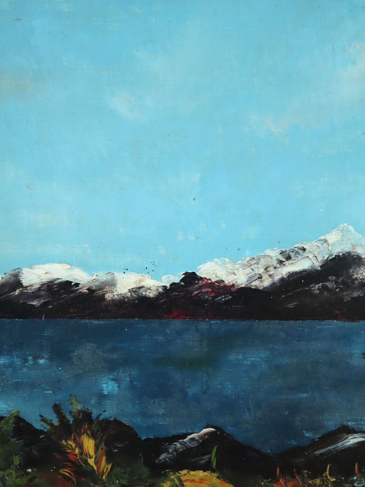 The Last Pine Oil Painting, Mid 20th Century photo vinterior