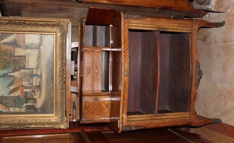 Louis XV Cabinet In 19th Marquetry photo 3704.91