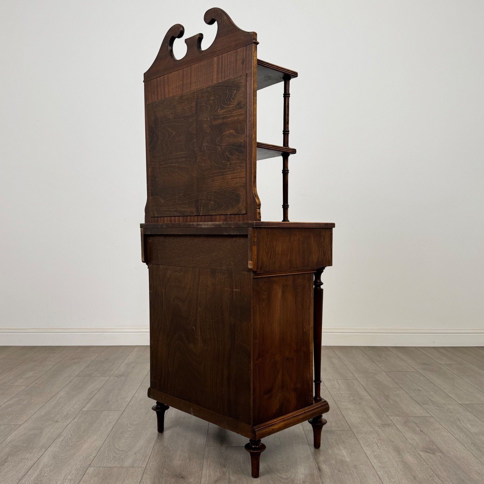 Antique 20th Century Narrow Cabinet In Yew Wood ( Af 5696 ) photo buy