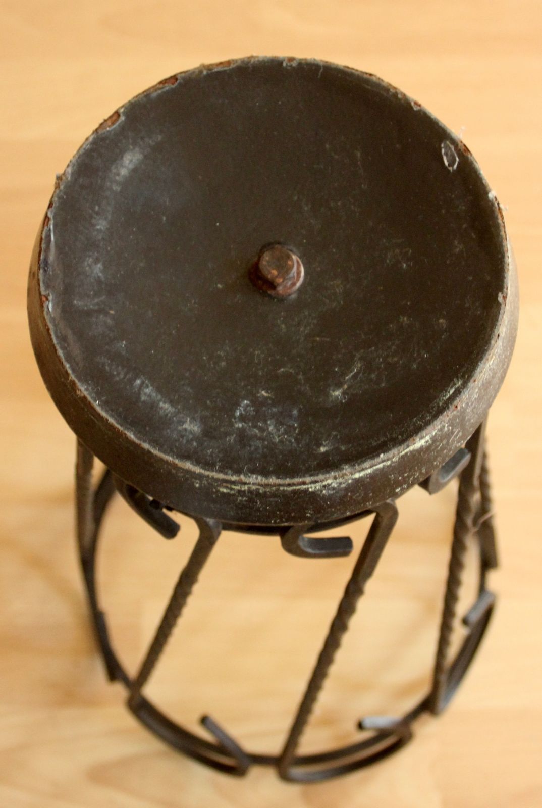 photo for sale Handmade Wrought Iron Umbrella Stand   Vintage