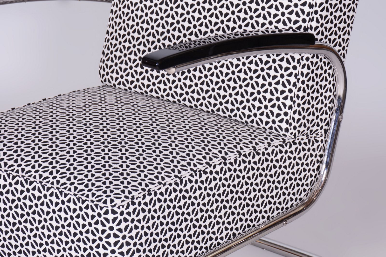 Restored Bauhaus Armchair, By W. Gispen For Mücke Melder, Chrome, Czech, 1930s photo buy