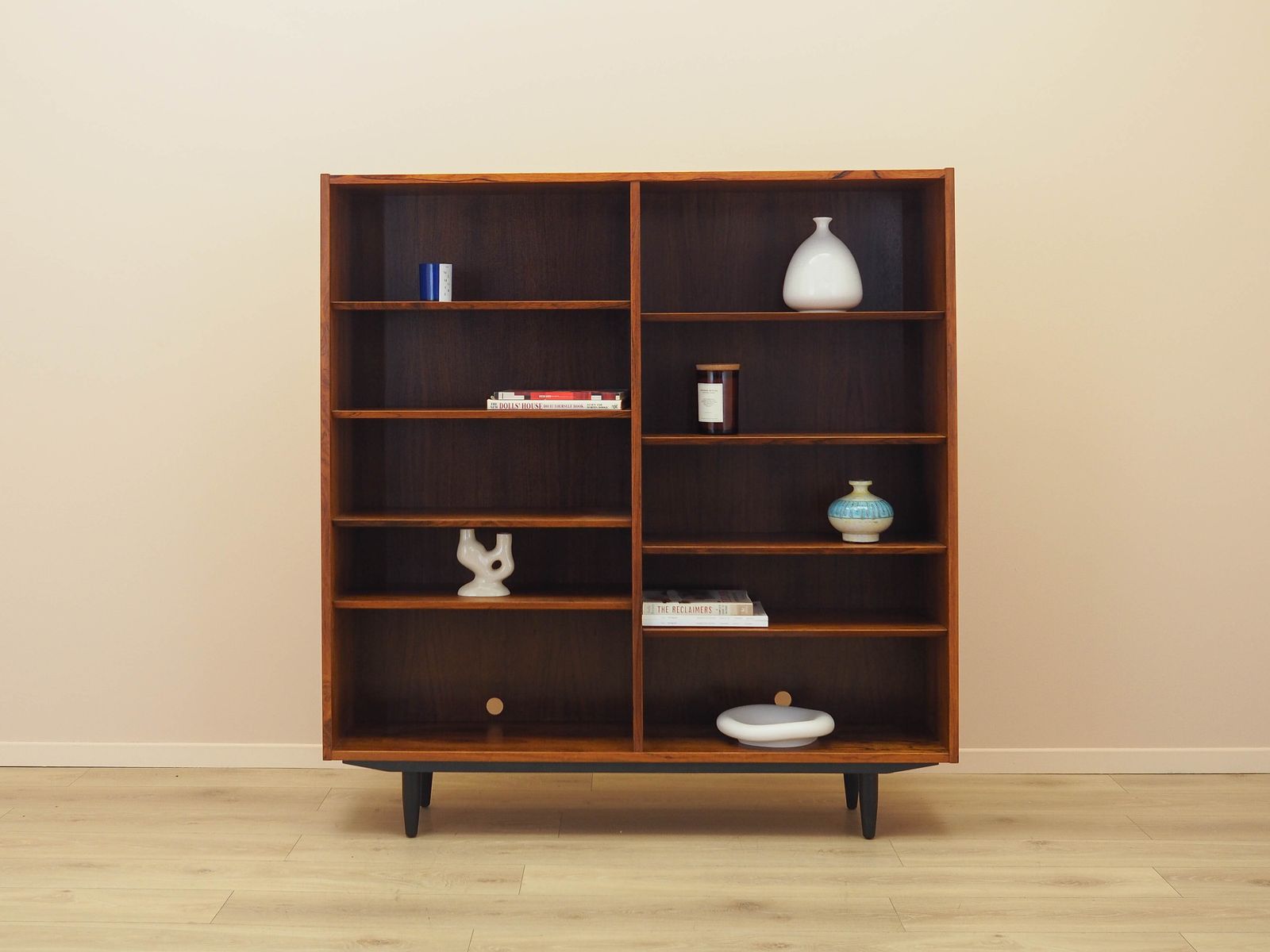 Vintage boekenkast, Deens design, jaren 1970, geproduceerd door Hundevad photo furniture