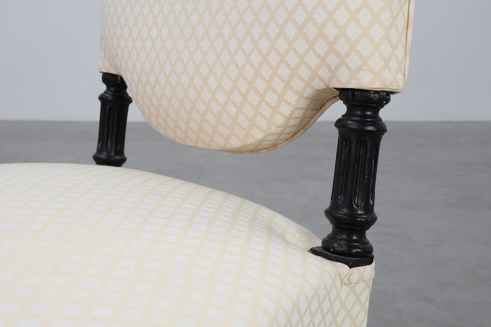 photo furniture Low Napoleon III Chair, France, 19th Century