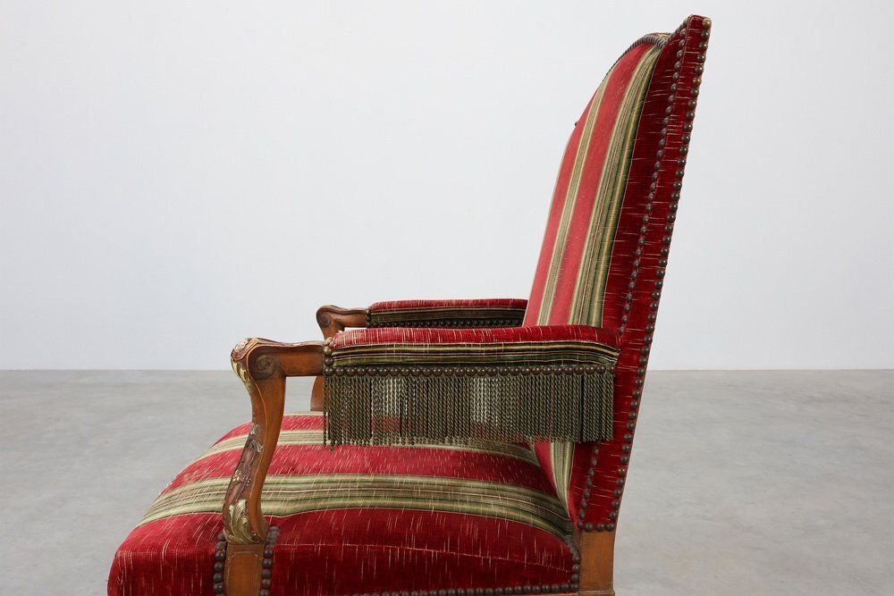 Antique French Louis XIV Chair In Oak, 1800s photo for sale