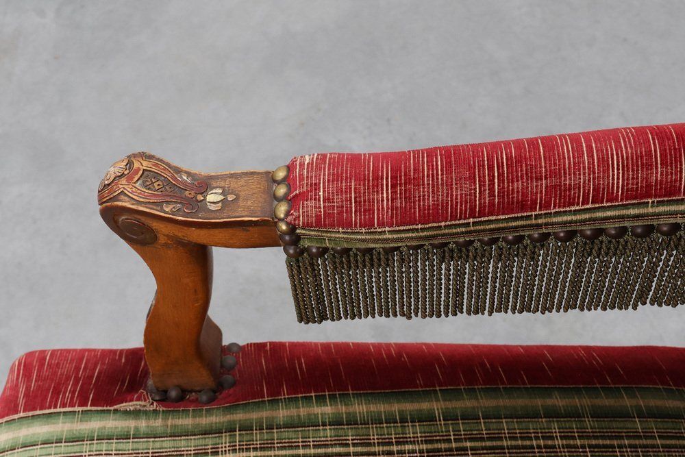 photo vintage Antique French Louis XIV Chair In Oak, 1800s