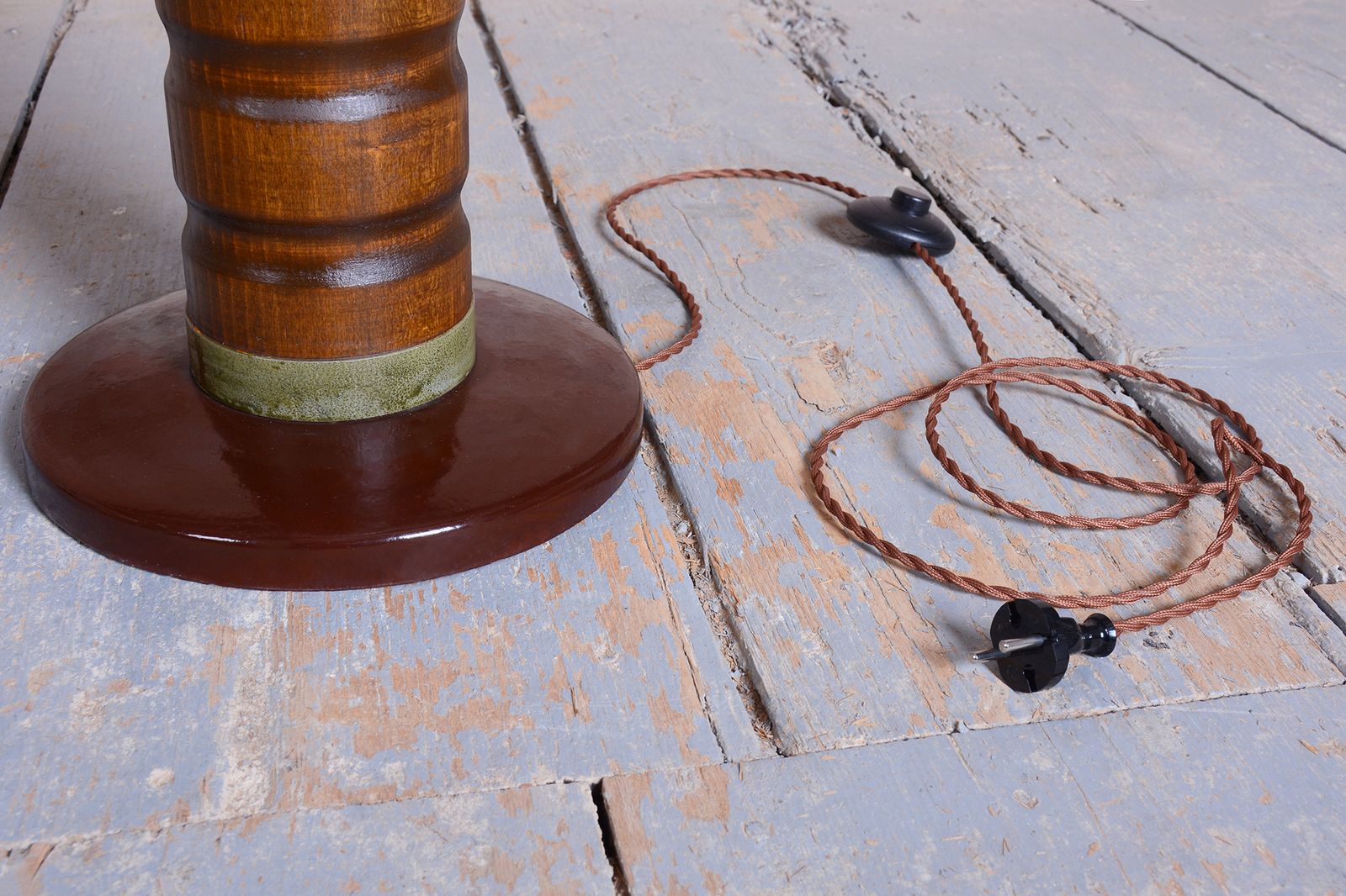 Restored Art Deco Floor Lamp, Walnut, Brass, Milk Opaline Glass, Czech, 1930s photo vinterior