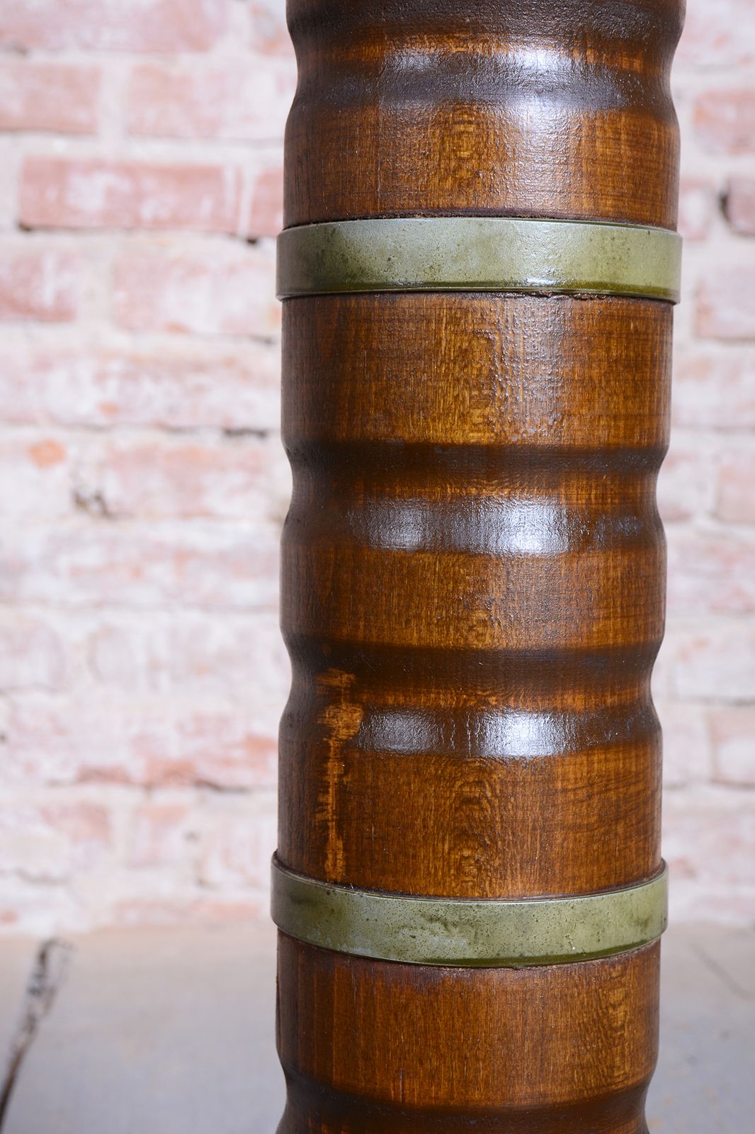 Restored Art Deco Floor Lamp, Walnut, Brass, Milk Opaline Glass, Czech, 1930s photo buy