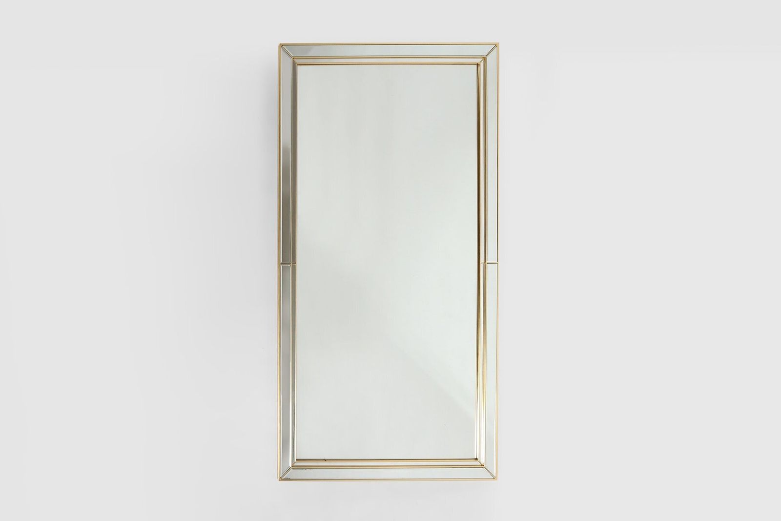 Large Hollywood Regency Mirror By Deknudt, Belgium, 1980 photo for sale