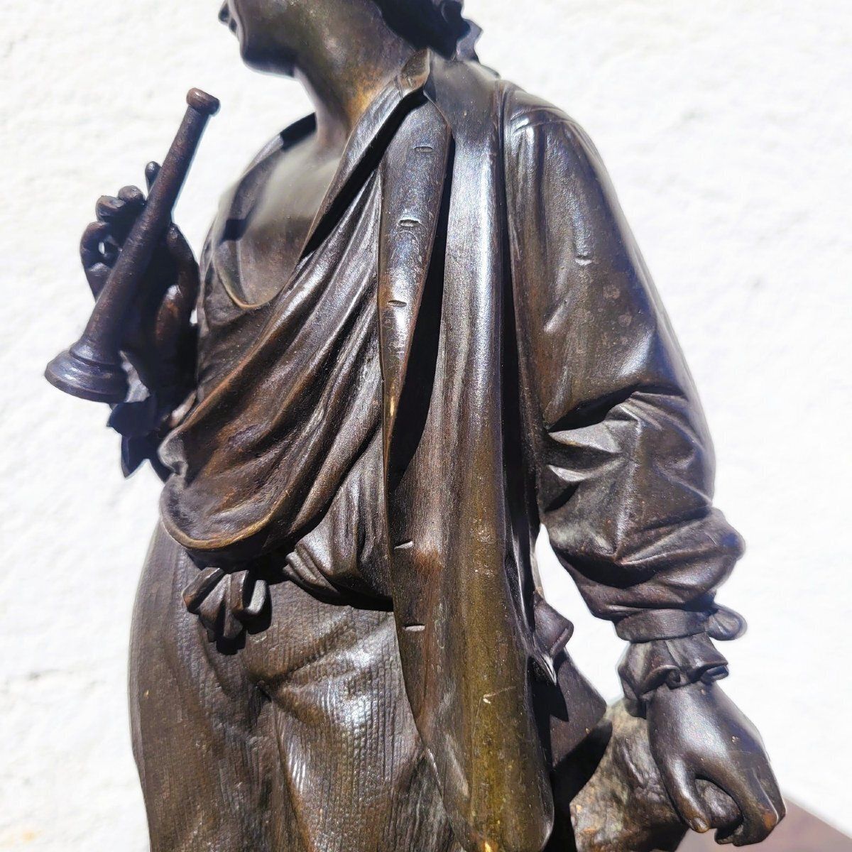 Bronze Couple Of Gallant Lovers, H 31cm, 19th Century photo 980.0