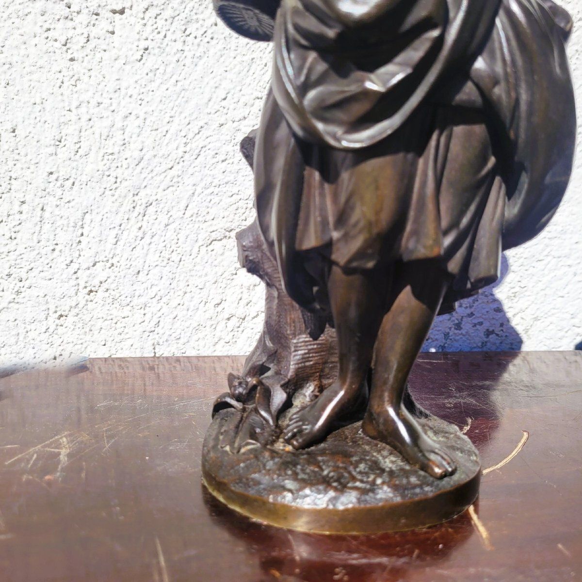 Bronze Couple Of Gallant Lovers, H 31cm, 19th Century photo vintage
