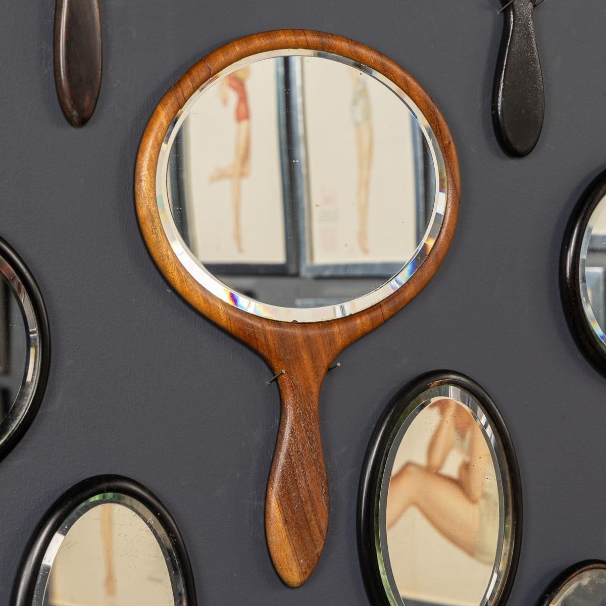 1932.0 Antique Wooden Hand Mirrors: Victorian To Art Deco Collection photo