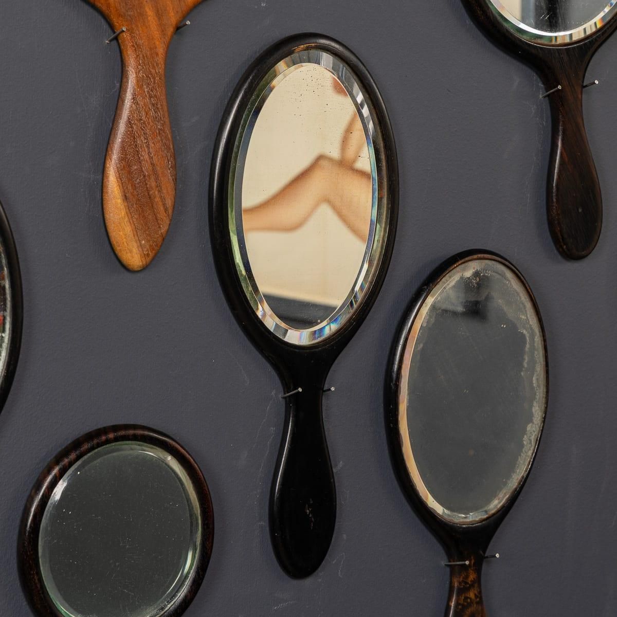photo buy Antique Wooden Hand Mirrors: Victorian To Art Deco Collection