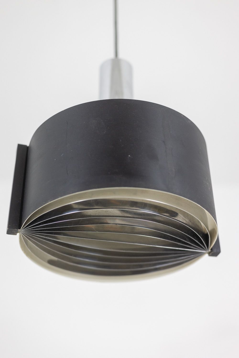 Suspension In Black Lacquered And Chrome Metal. 1960s. photo buy