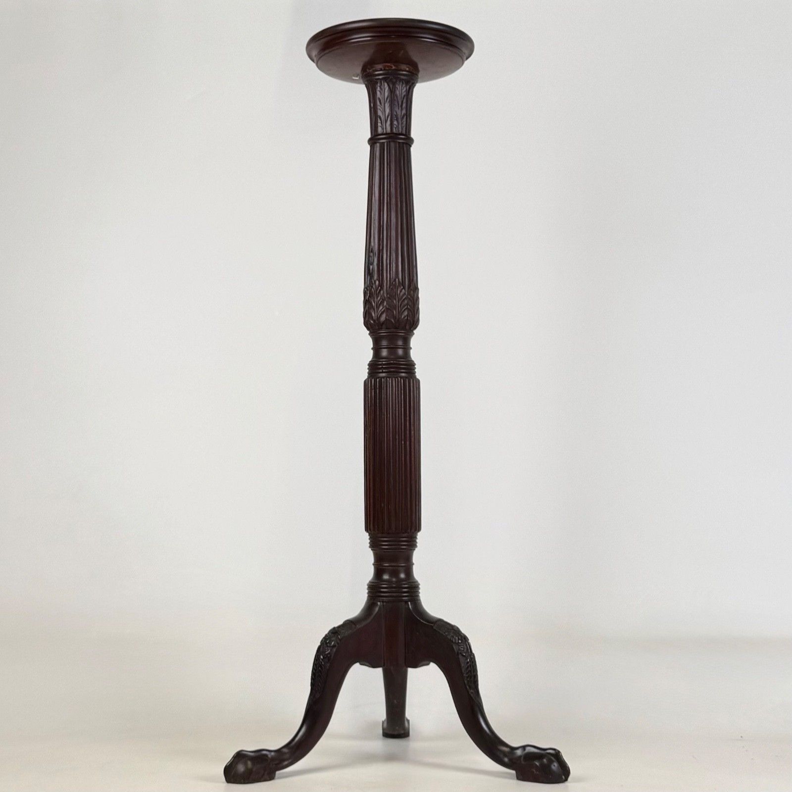 Antique 19th Century Victorian Plant Stand In Mahogany ( Af 5708 ) photo furniture