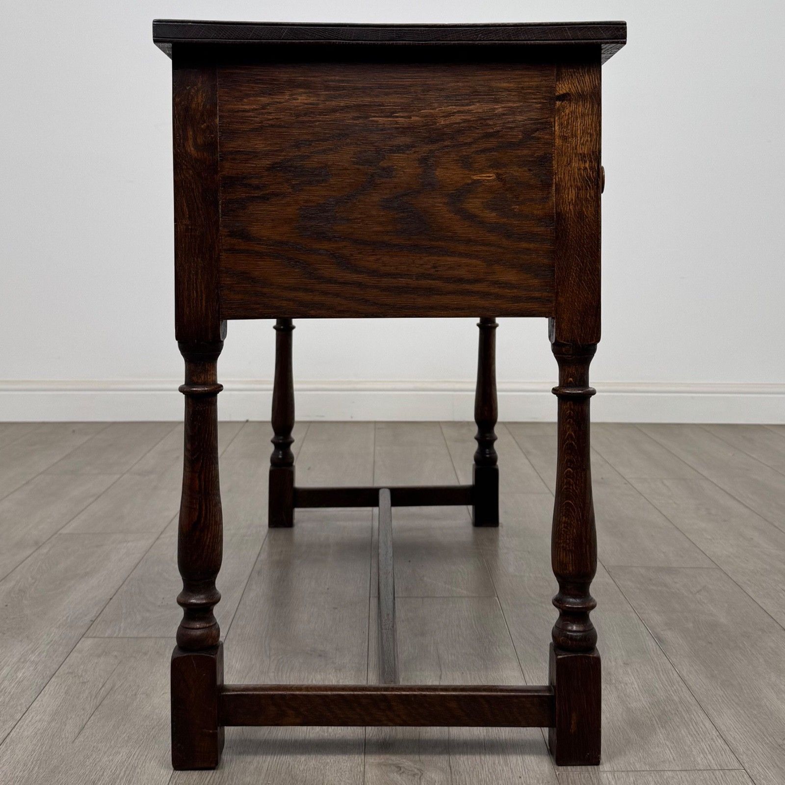Antique 20th Century Fine Quality Edwardian Desk In Oak ( Af 5733 ) photo buy