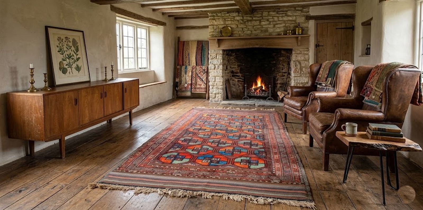 Antique Qoochan Rug 266x140cm, 1920s photo buy